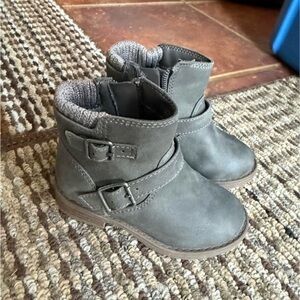 Stylish Gray Kids Boots
